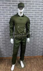 Костюм тактический олива р.M с наколенником (Outdoor,Body Suit,Large,Esdy)