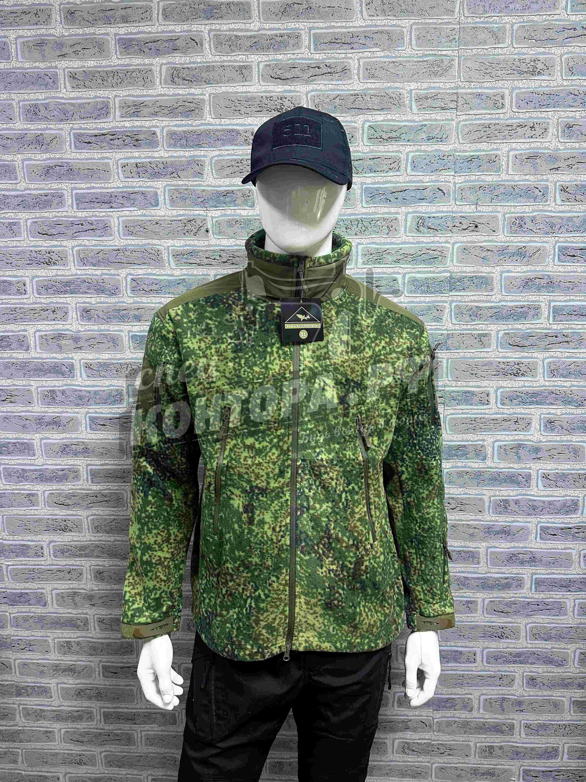 585034323078 Пайта Акула флис б/к пиксель р.XL — изображение 1