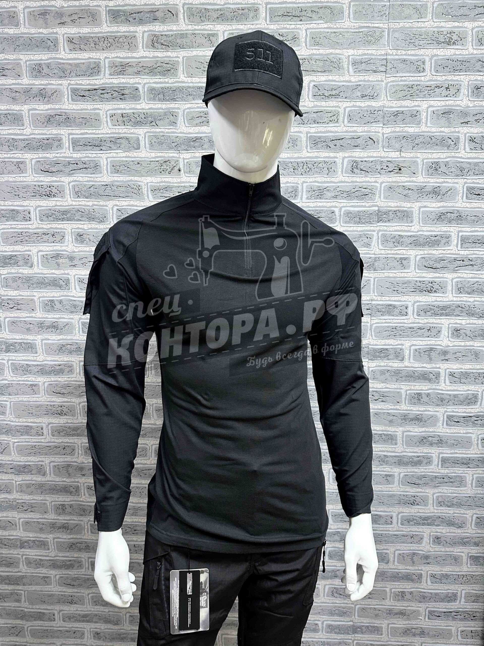 711200186927 Рубашка тактическая Bodysuit чёрный р.ХL — изображение 1