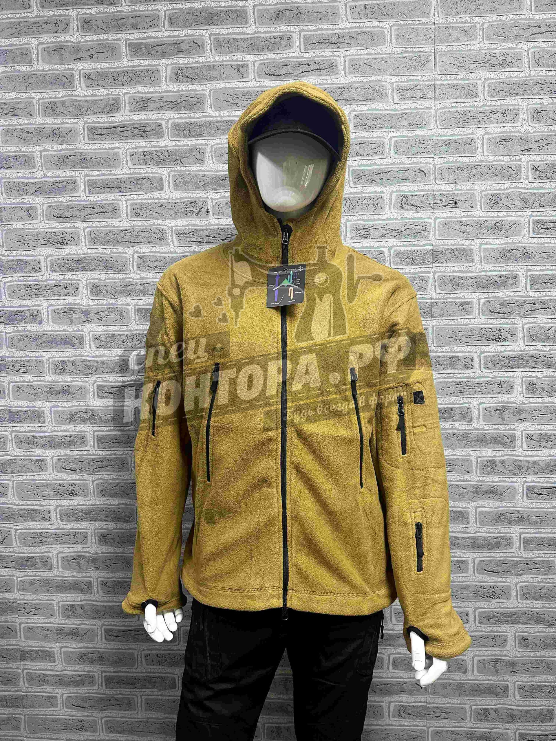 Пайта Акула флис с кап. песок р.2XL