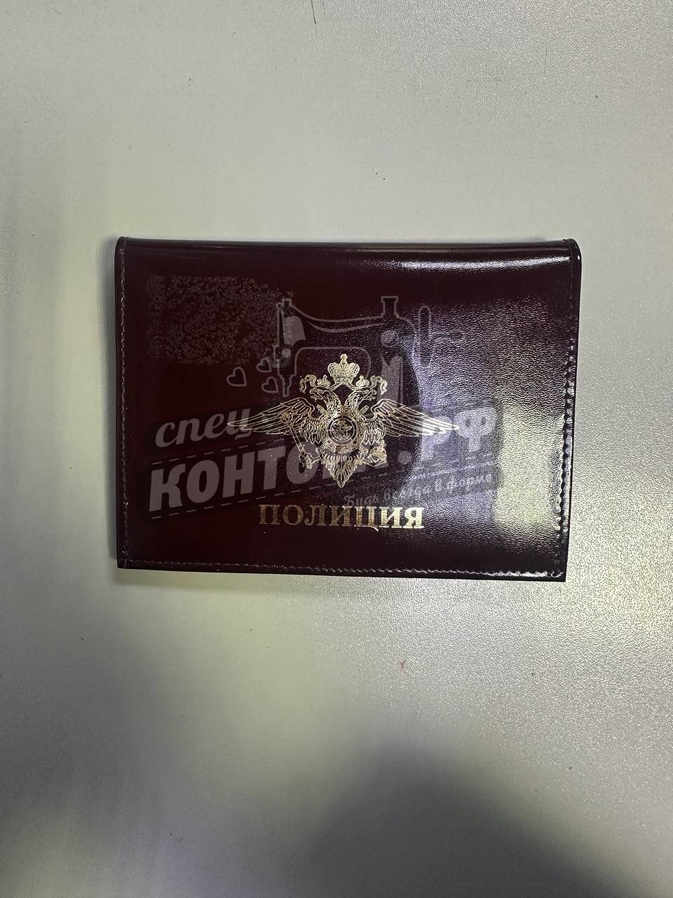 Портмоне-обложка для удостов. с жетоном "Полиция»"