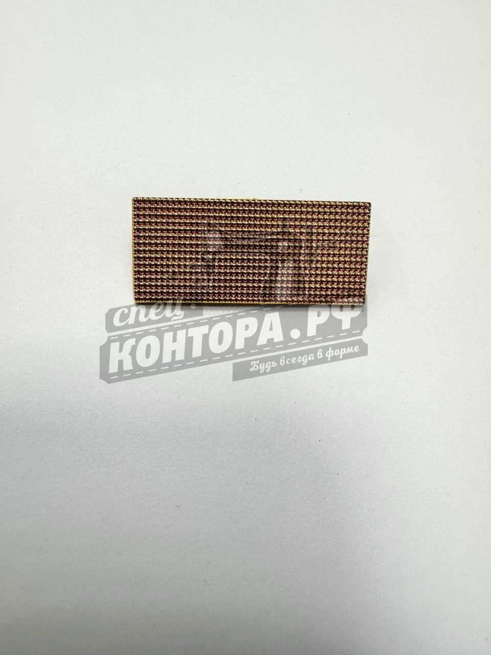 Знак разл. МВД ст.сержант (шир.полоса 20*45) золотой пласт.