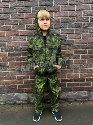 Костюм масхалат детский пиксель р.44