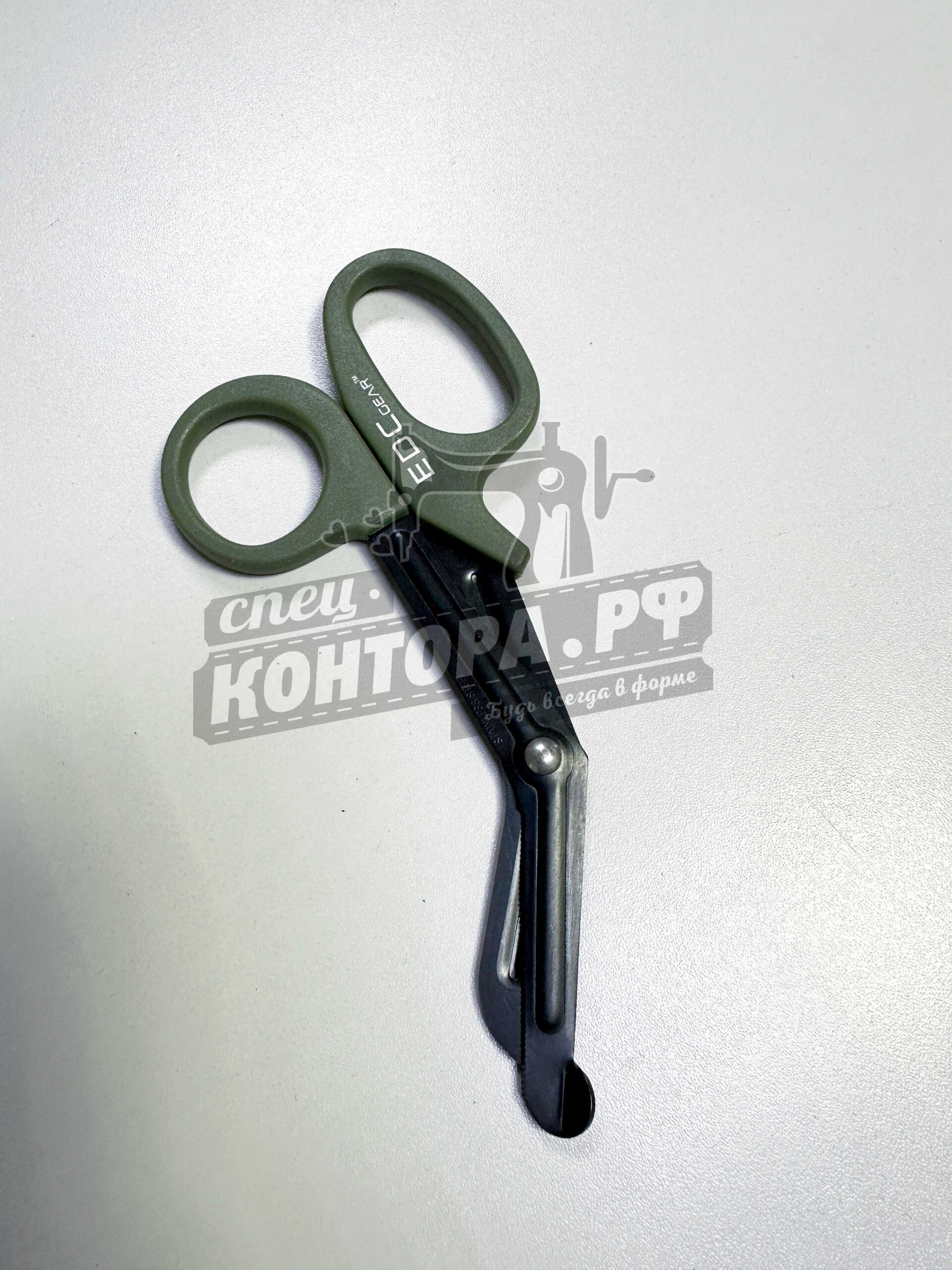 Ножницы тупоконечные мед. EDC олива