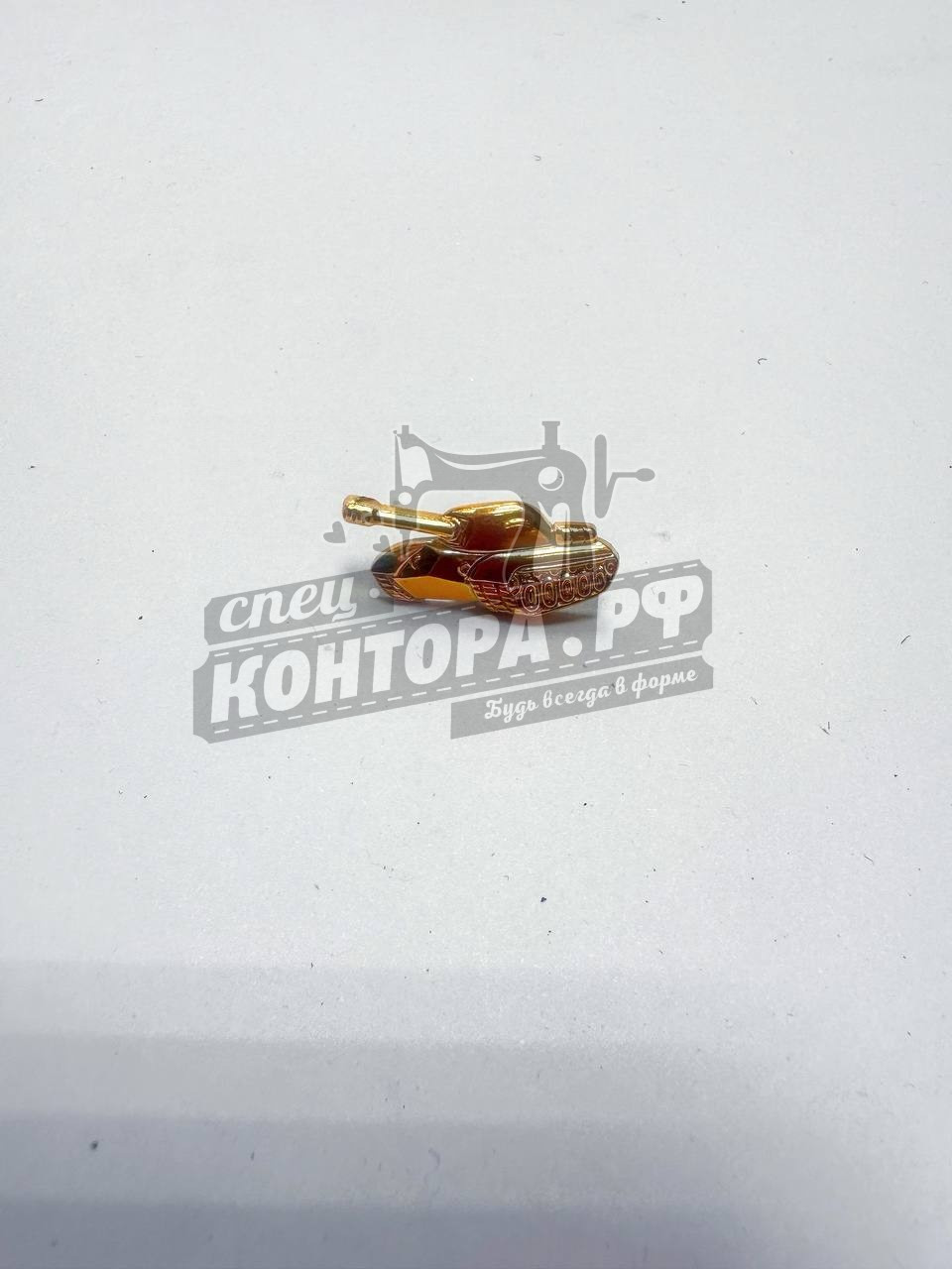 Петлица Танковые войска золото пластик