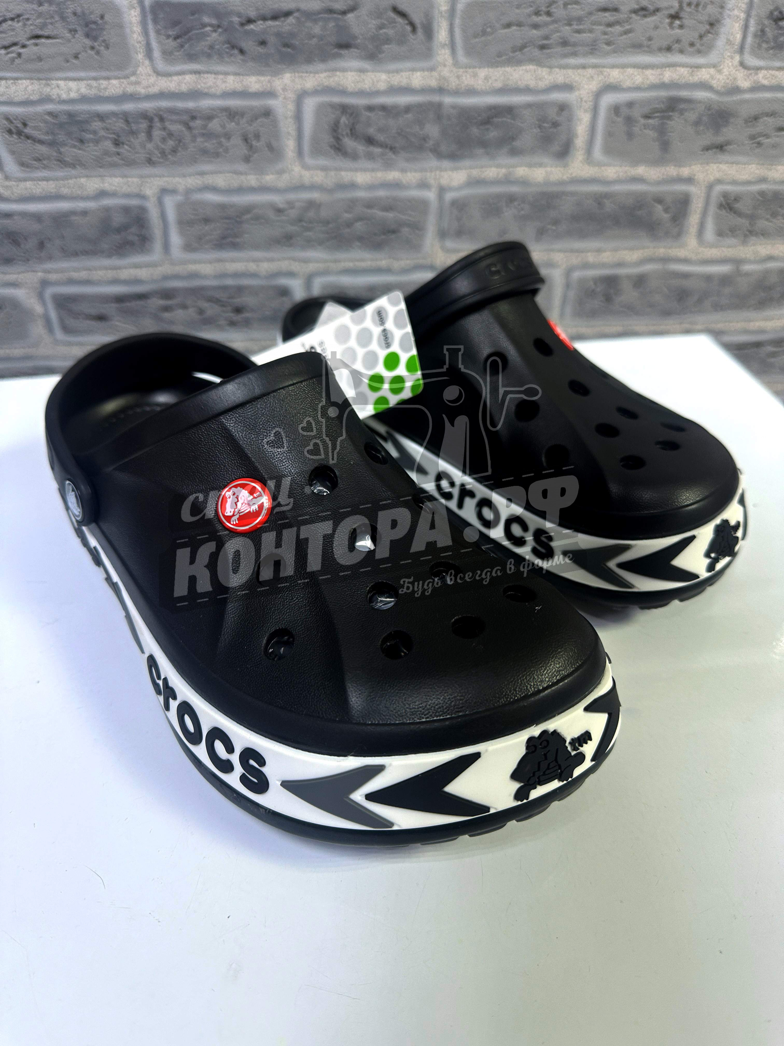 41512392310 Крокс жен. Crocs 888-20 чёрный р.36-37 — изображение 1
