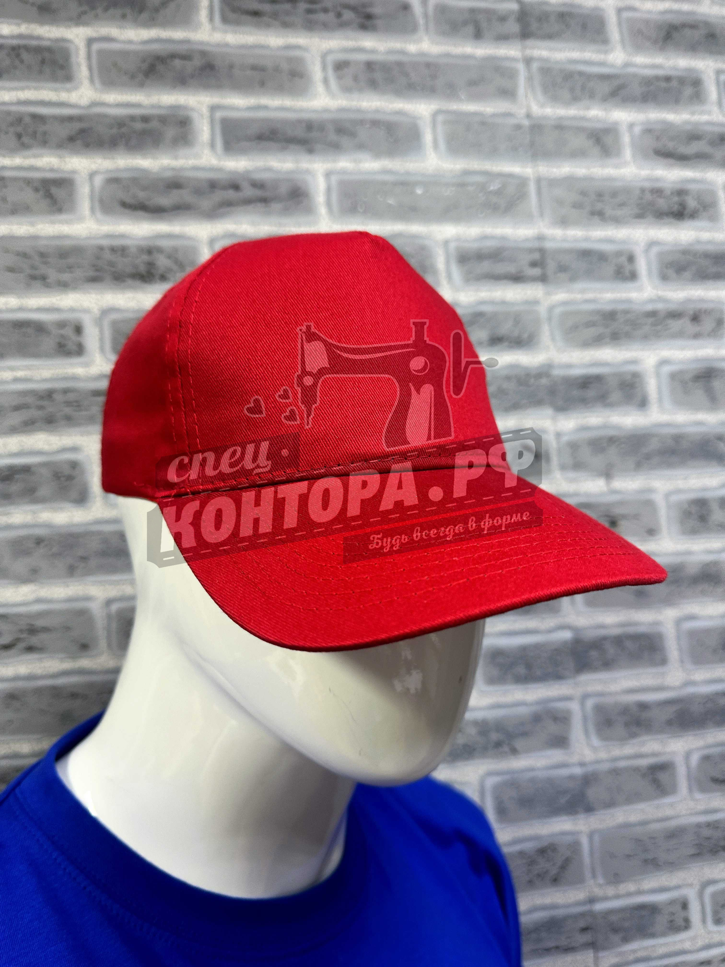 579557085655 Бейсболка красный — изображение 1