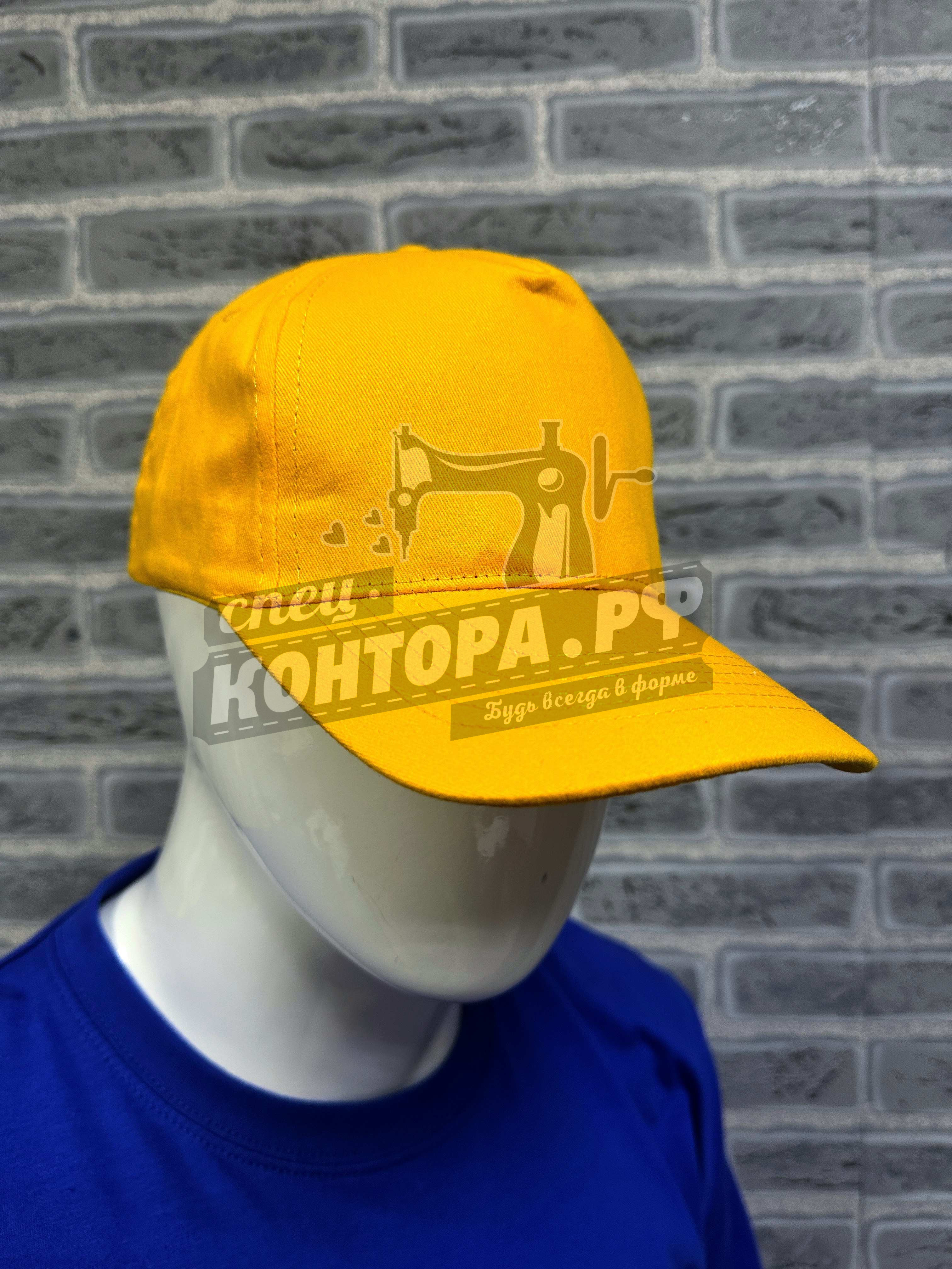 937444878126 Бейсболка жёлтый — изображение 1