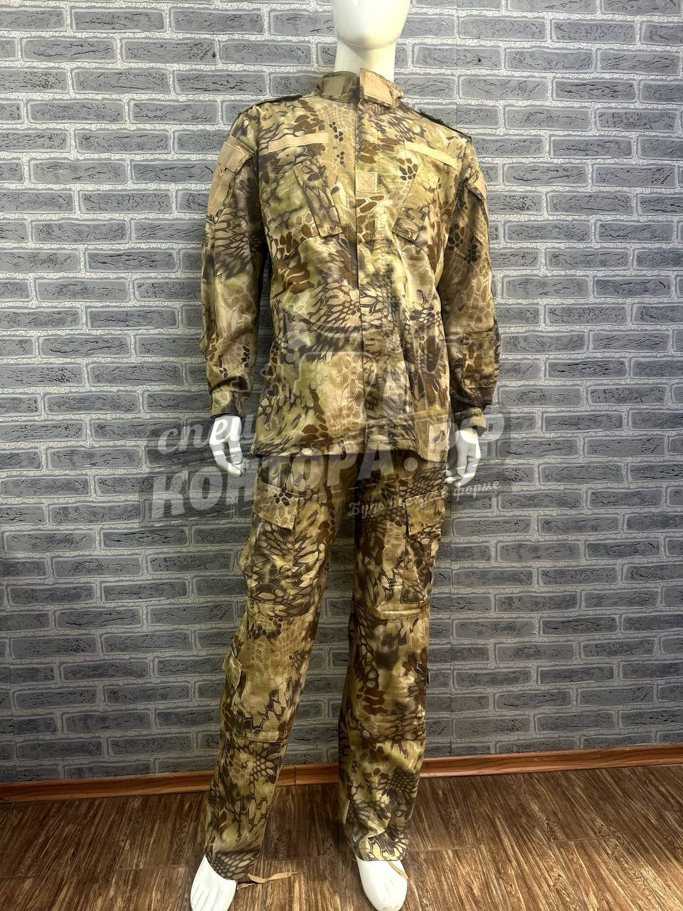 198679174793 Костюм косой карман песок питон р.3XL (ВКПО,Large,рипстоп) — изображение 1