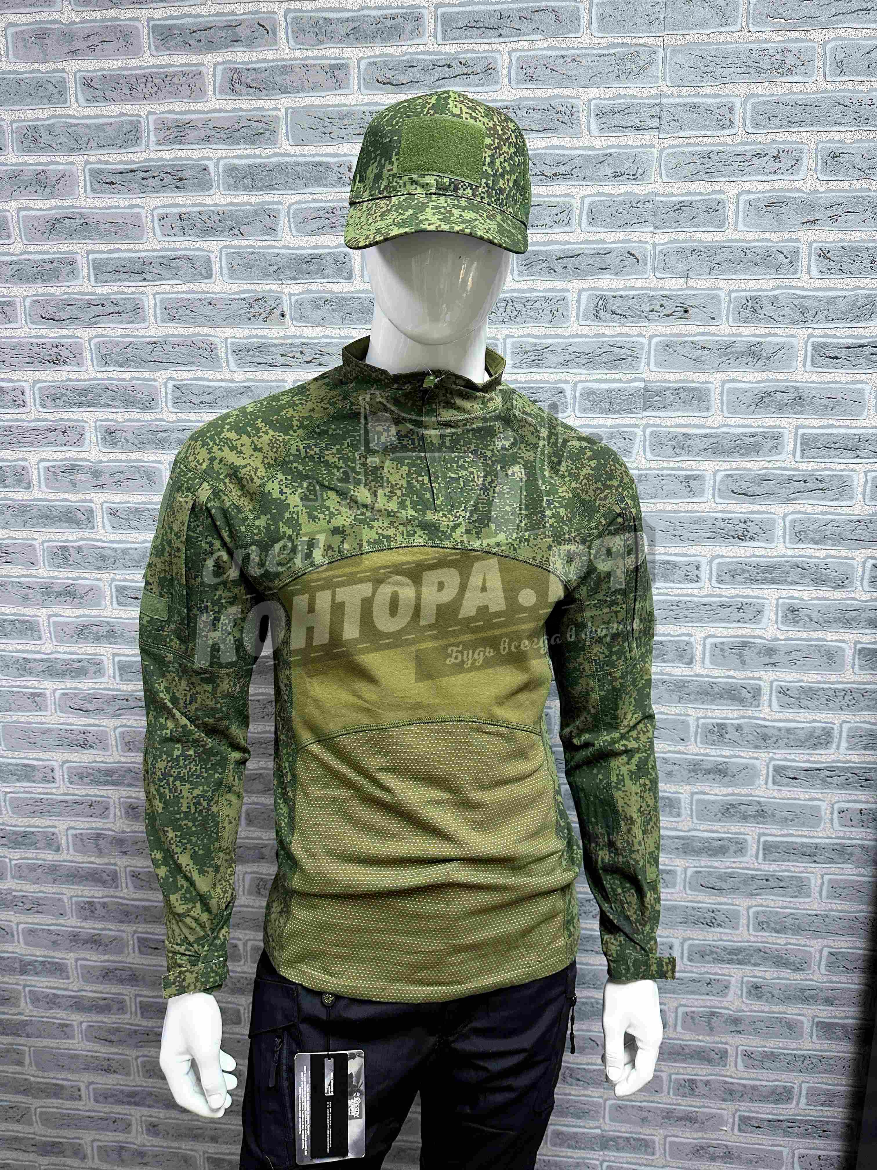 997663328558 Рубашка тактическая пиксель р.XL (с пупыркой Combat Shirt, ESDY, HAN WILD) — изображение 1