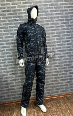 Костюм Софт Шелл синий пиксель р.54 СП