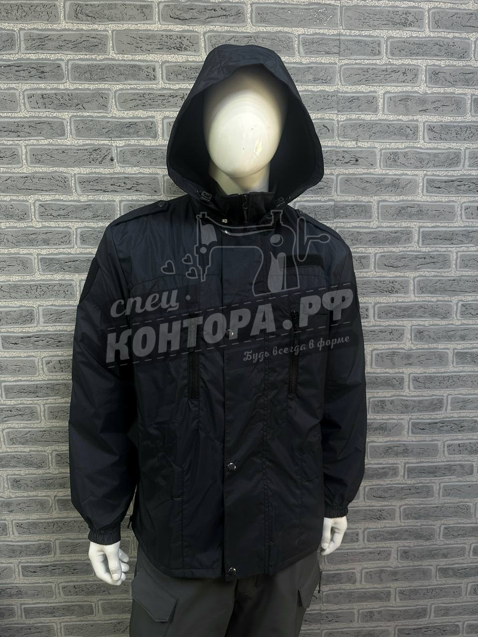 398912606640 Куртка Полиция деми.удлин.р.52-54/3-4 (рип-стоп на мембране/стежка/велкро под шеврон) — изображение 1