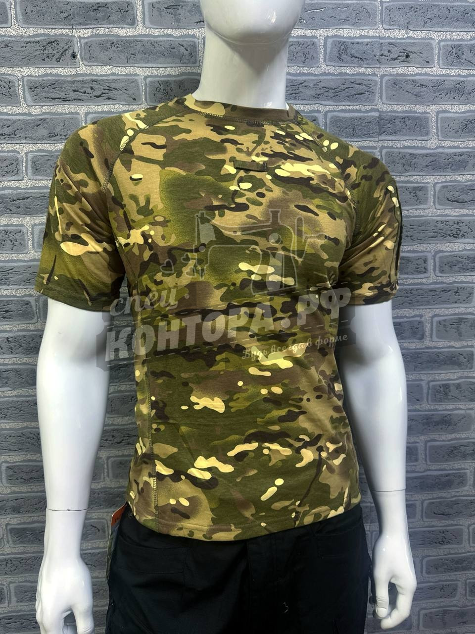 434738235594 Футболка Камофэнс мульт. с карм. на рукаве р.M — изображение 1