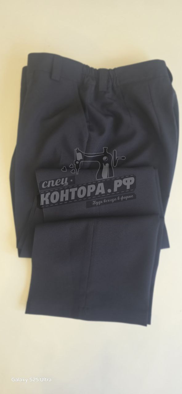 252477635588 Брюки Полиция жен. б/к габардин т.синий р.42/3 СП — изображение 1