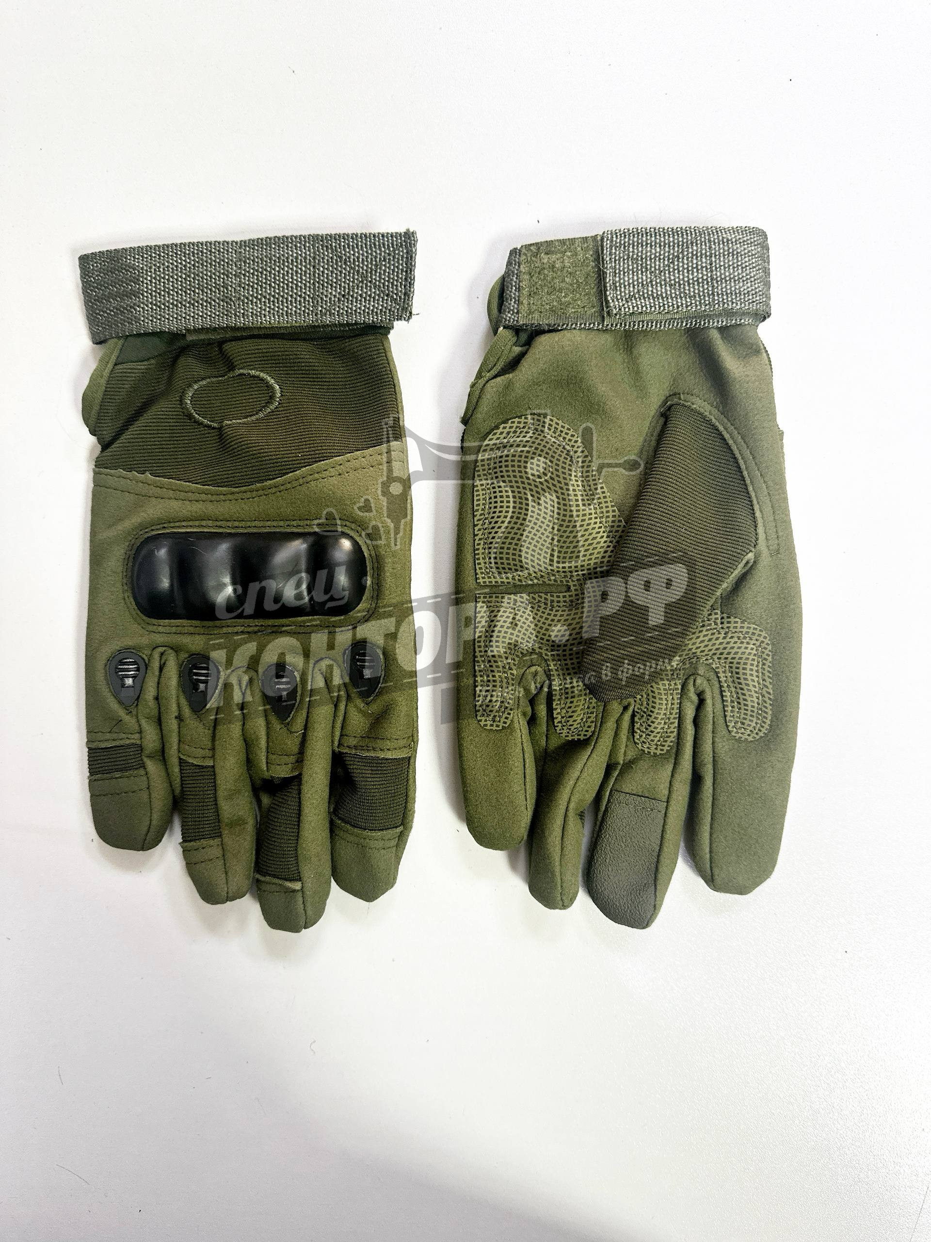 423264079313 Перчатки такт. Окли с кост. олива р."2XL" — изображение 1