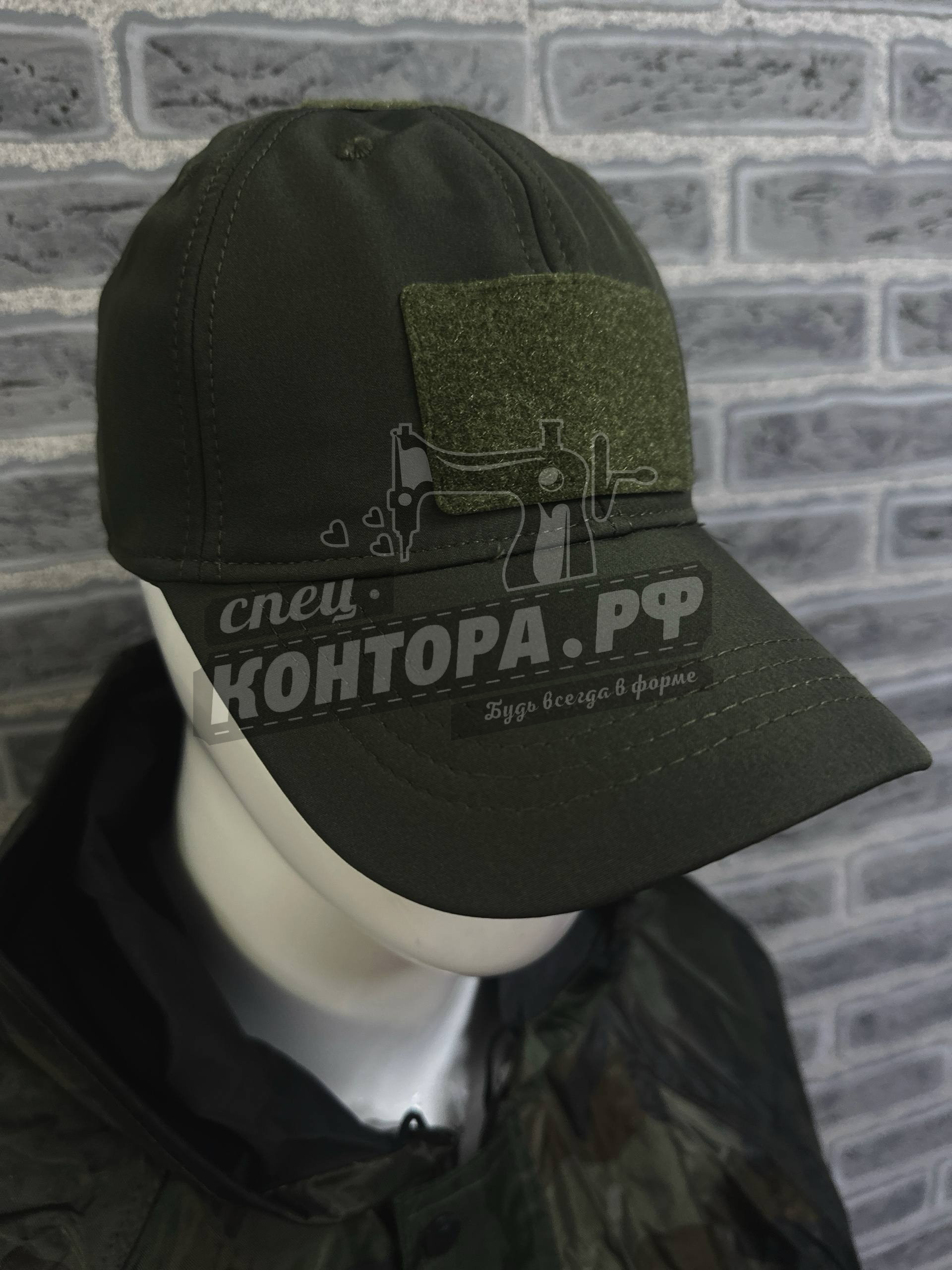 268290691873 Бейсболка софт шелл олива — изображение 1