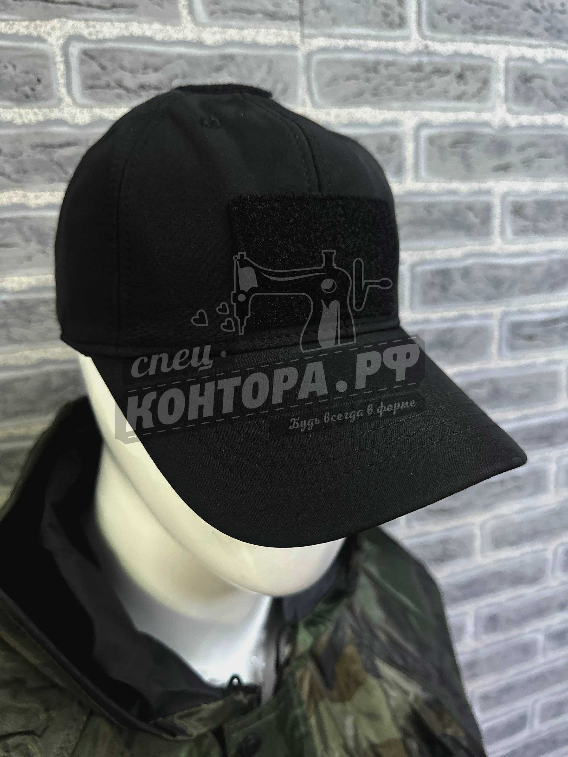 961500210361 Бейсболка софт шелл чёрный — изображение 1