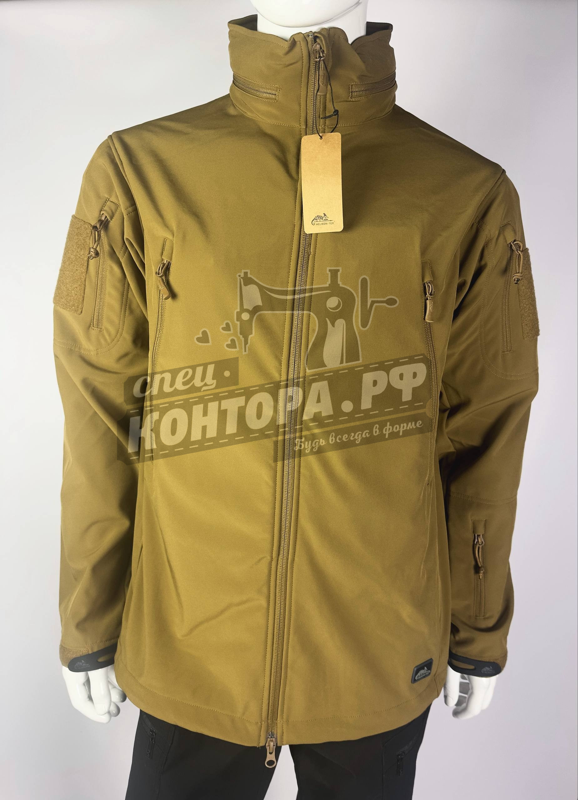854965842356 Куртка Helikon софт шелл песок р.2XL — изображение 1