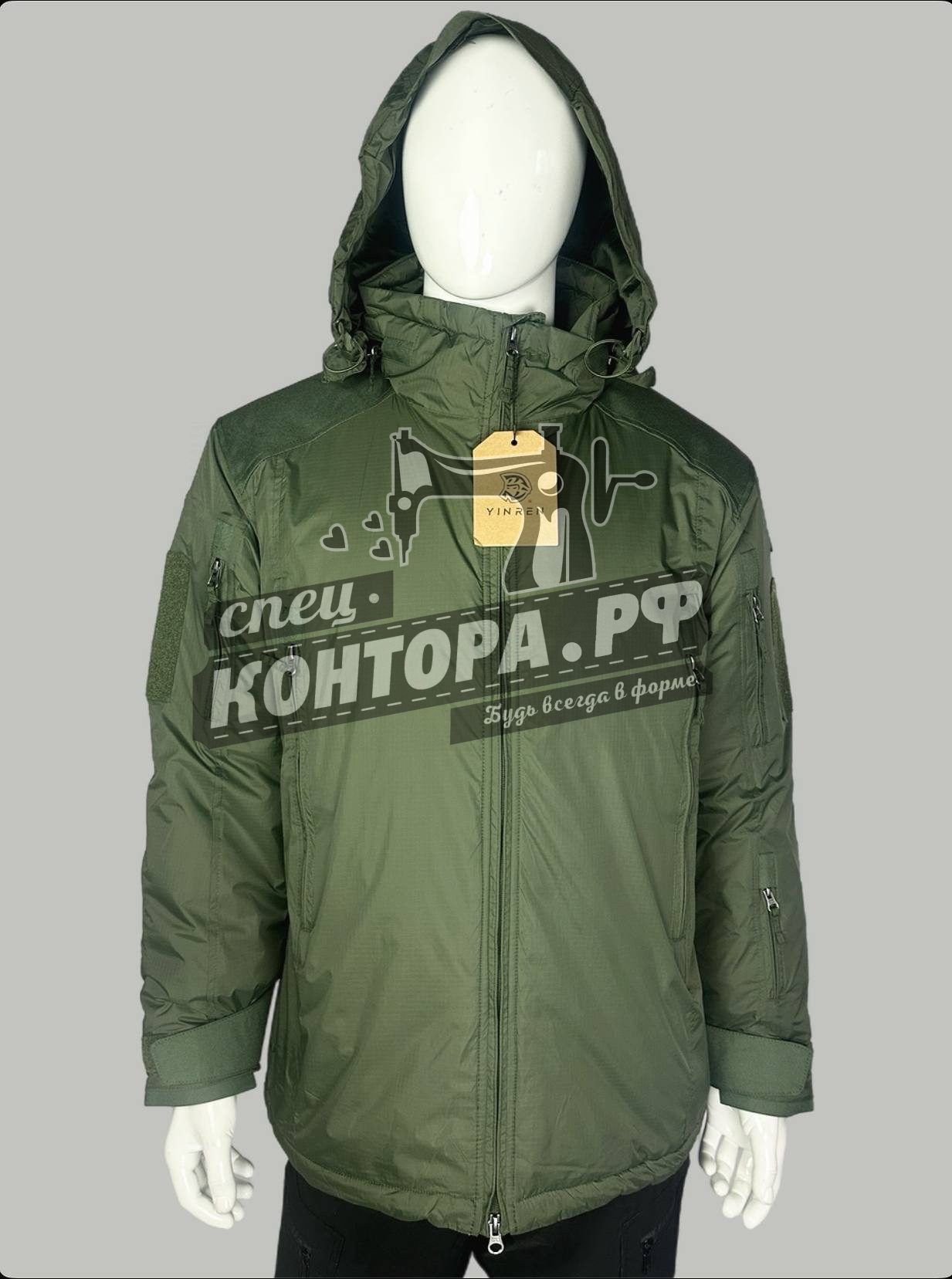 992076598849 Куртка Yinren олива р.L — изображение 1