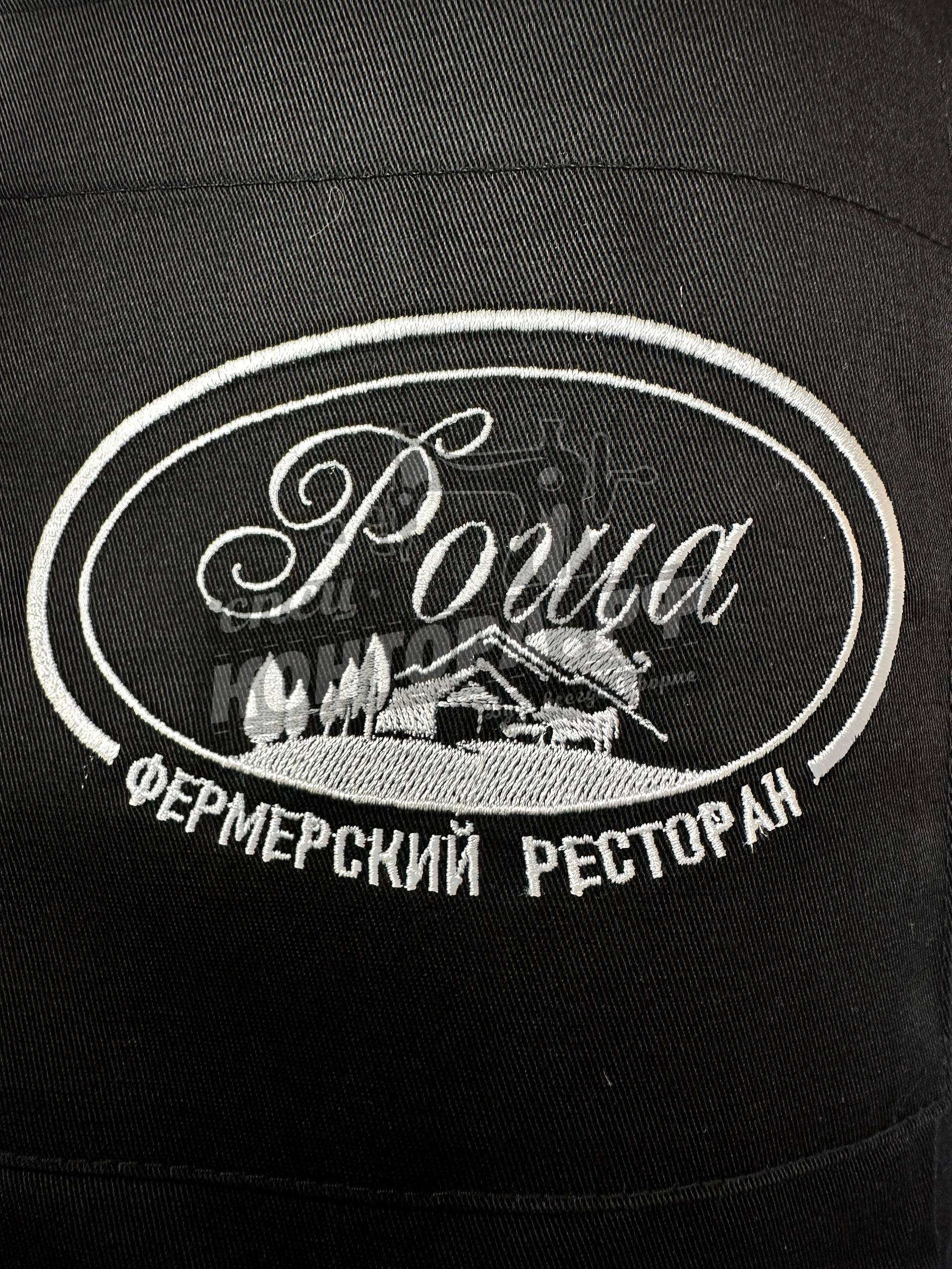 740629899834 Вышивка на фартуке официанта "Роща" СП — изображение 1