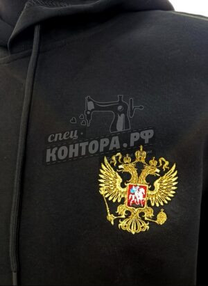 Вышивка на изделии "Герб" СП