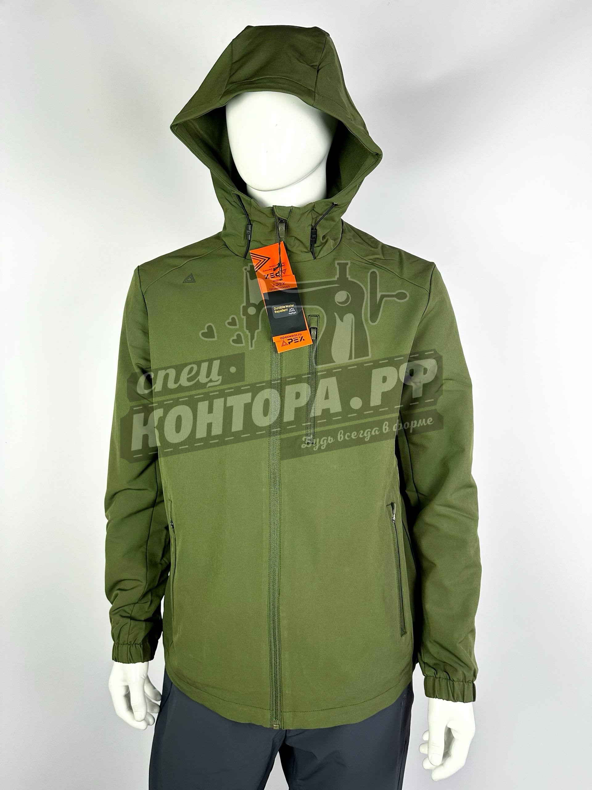 602600374234 Ветровка APEX Kodar олива р.M — изображение 1