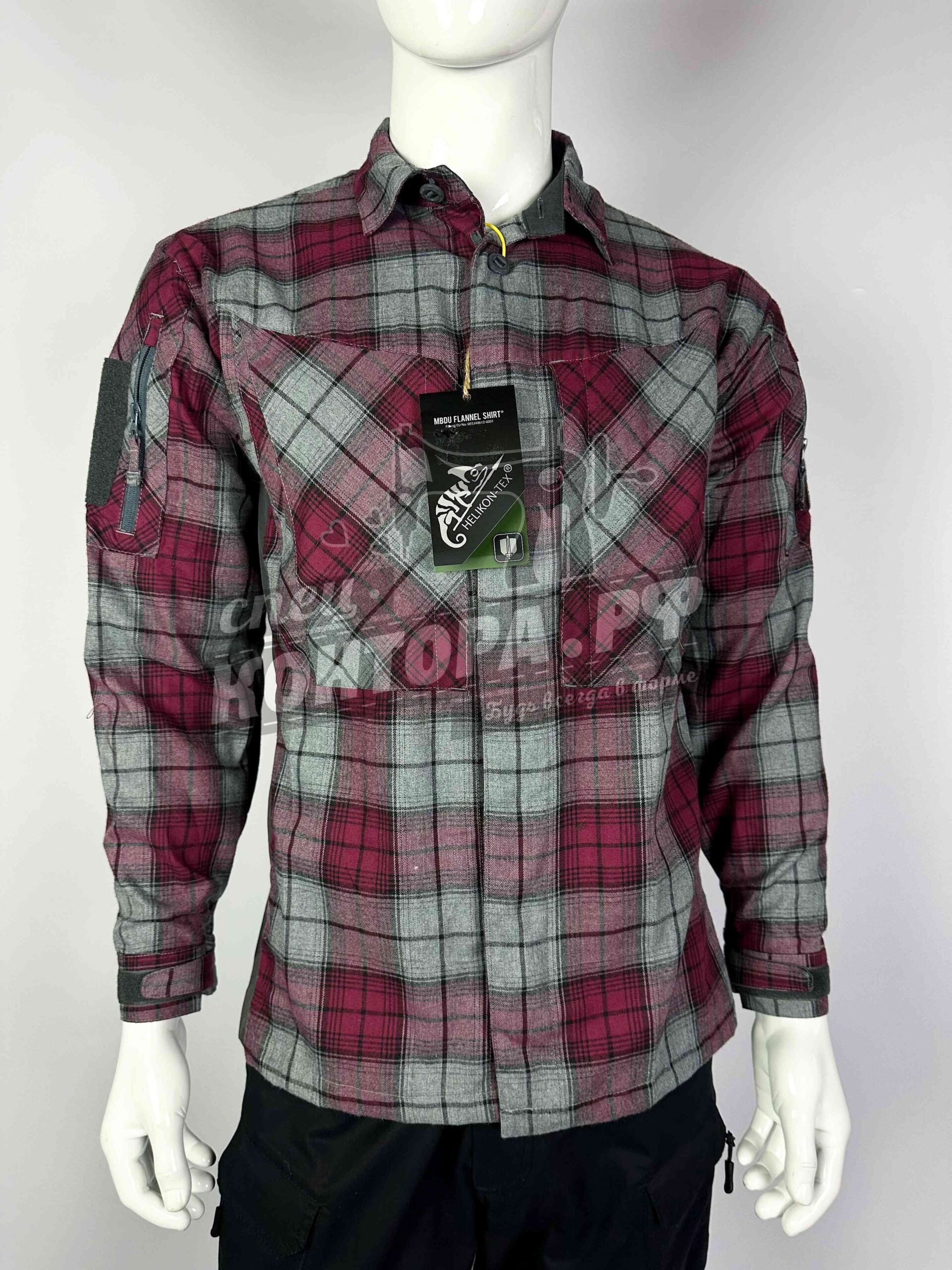 762605328574 Рубашка такт. Helikon-shirt бордо р.3XL — изображение 1