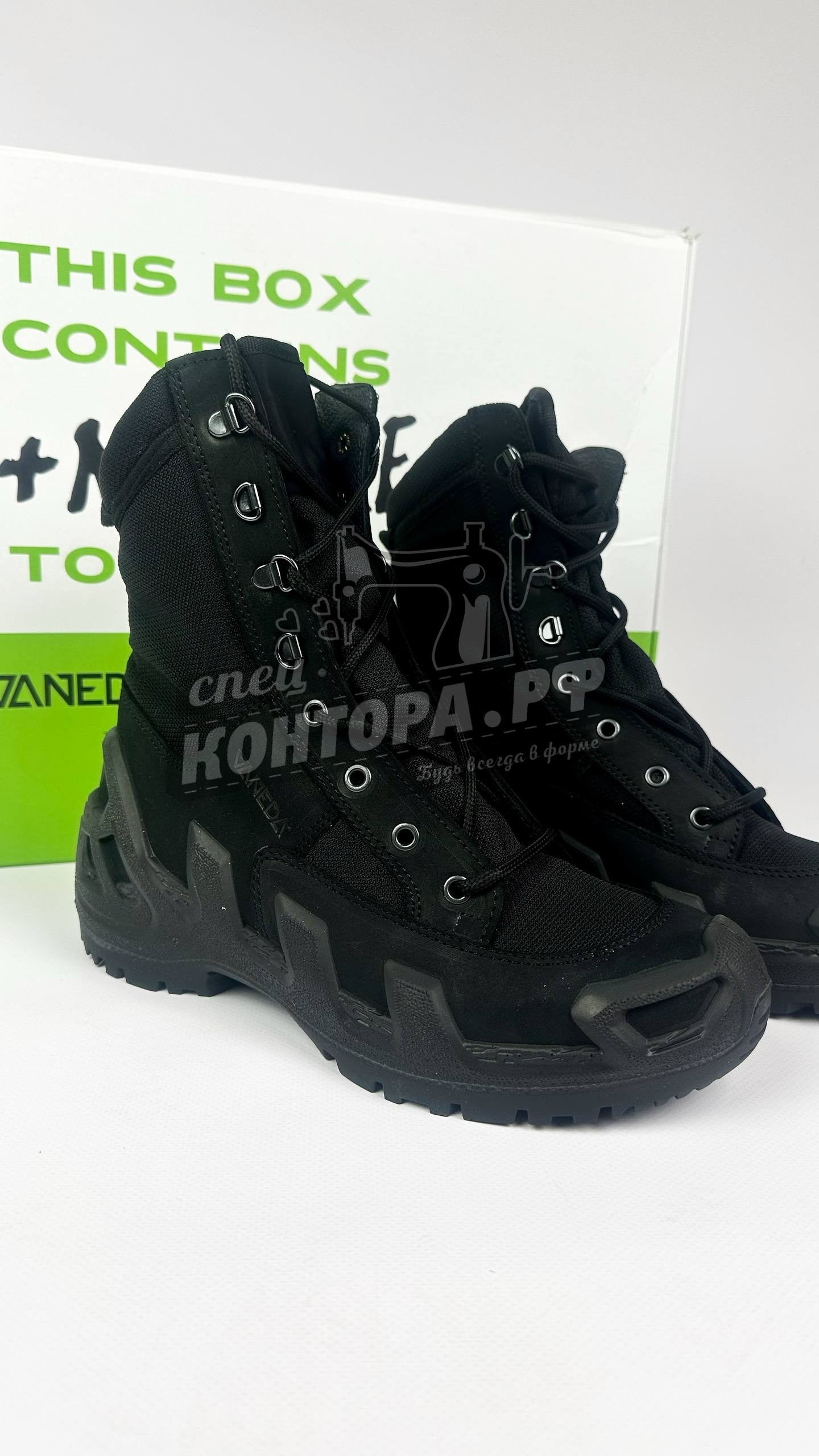 945302688987 Ботинки Ванеда 1348 высокие черные р.46 кордура — изображение 1
