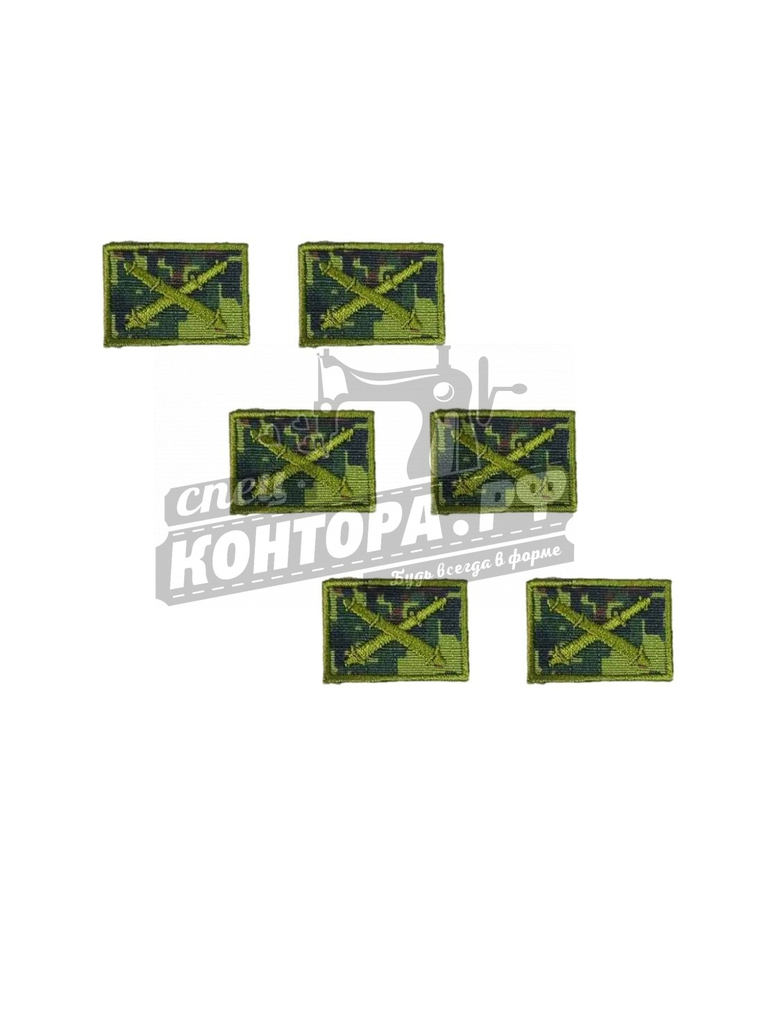 72440876328 Шеврон петлица Артиллерийские войска пиксель СП — изображение 1