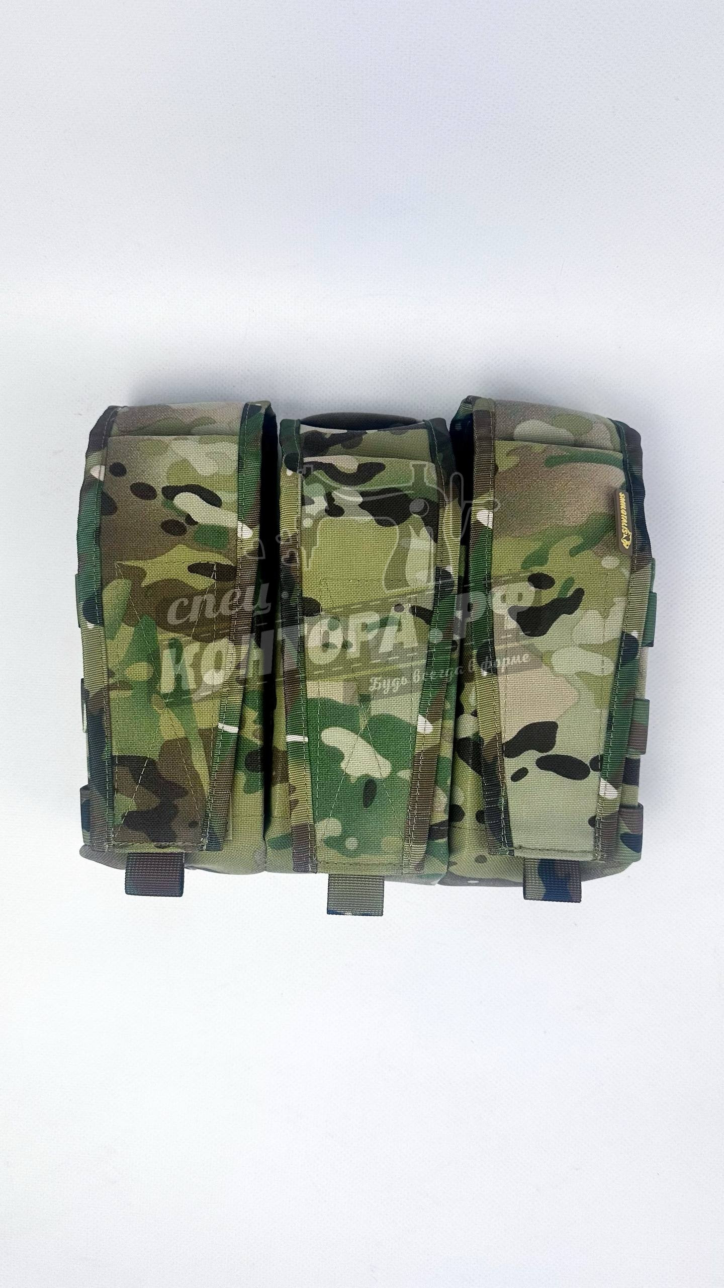 413818682447 Подсумок под АК тройной на 6 рожков закрытый мульт. — изображение 1