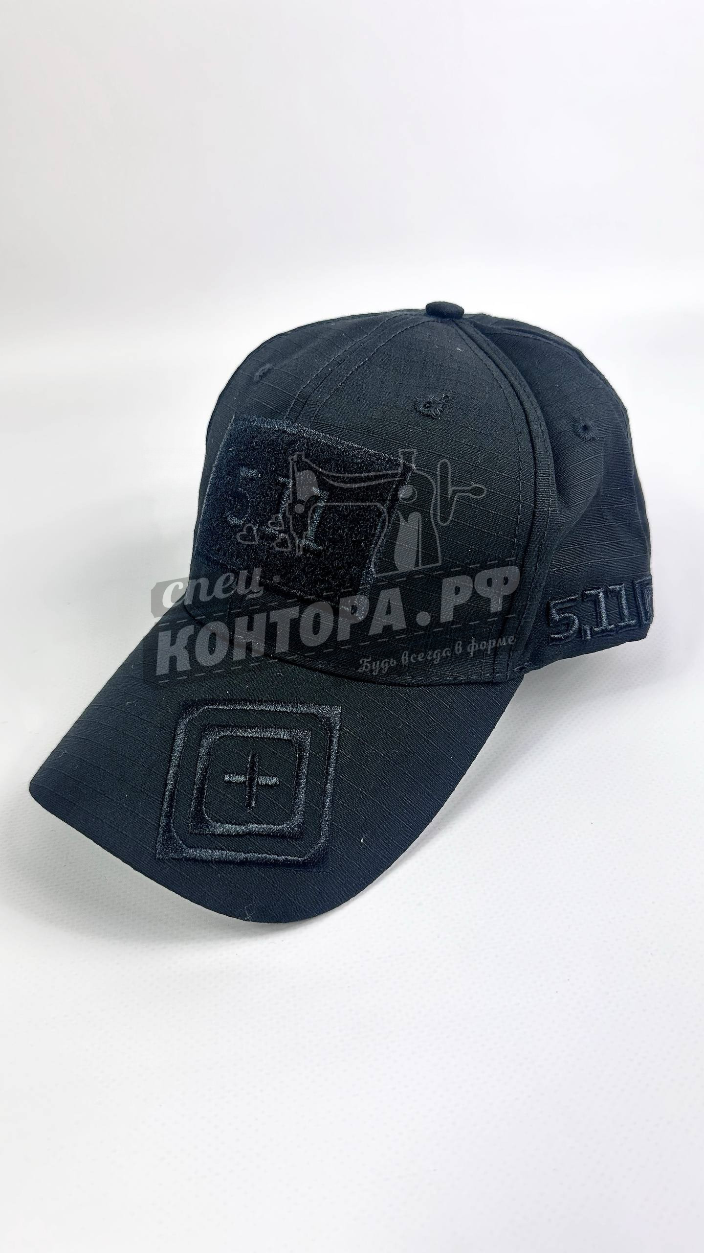 650140741028 Бейсболка 5.11 чёрный — изображение 1
