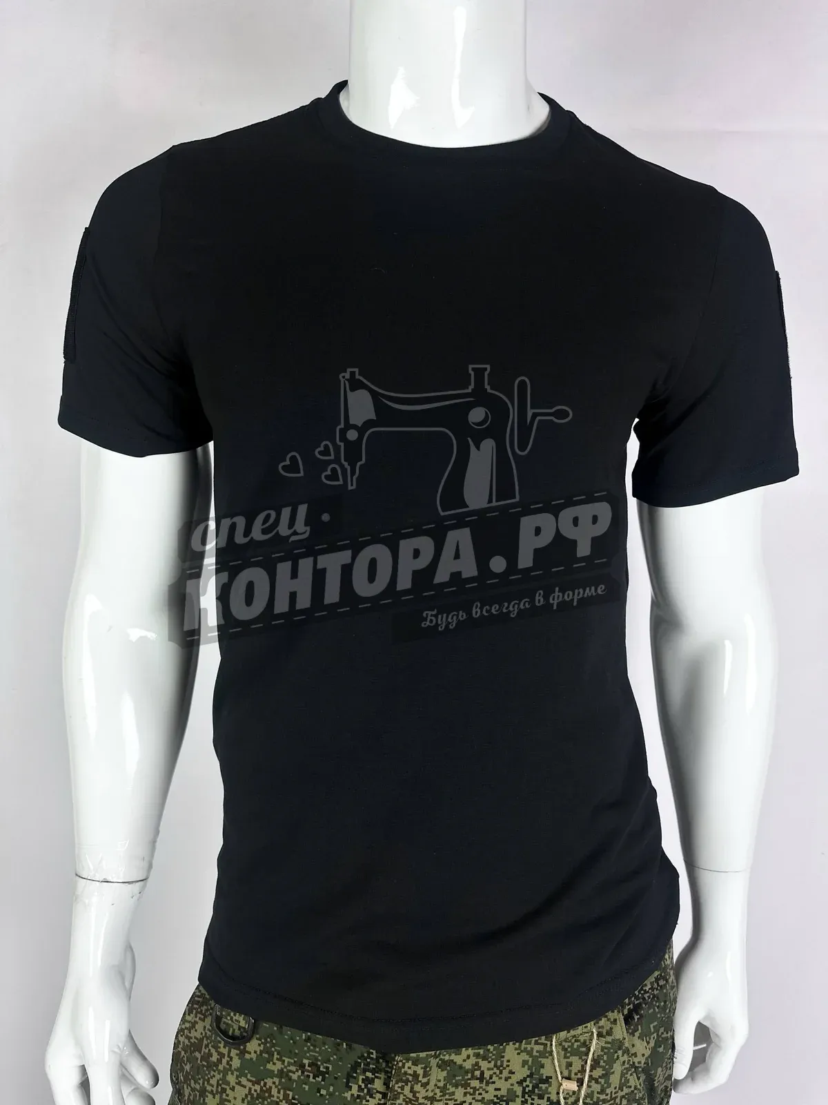 850016609204 Футболка Камофэнс чёрный р.44 — изображение 1