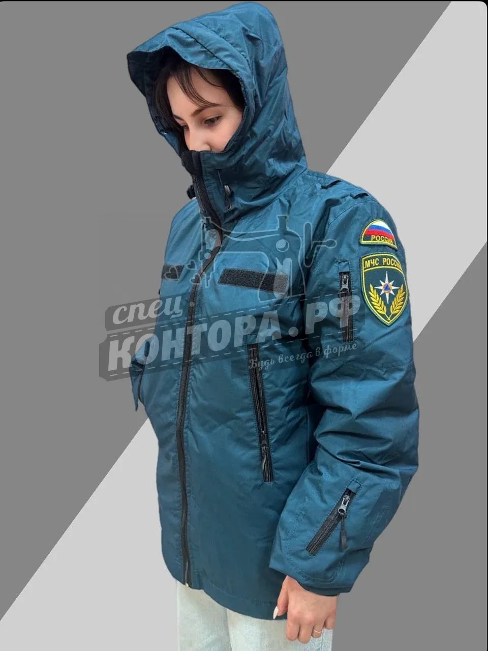 989918331257 Куртка МЧС удлин. р.52-54/5-6 (с шевронами) — изображение 1
